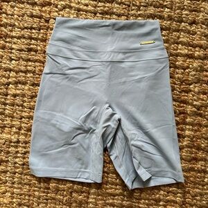 Whitney Simmons Gym Shark Cycle Blue Shorts S